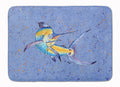 Blue Marlin Memory Foam Kitchen Mat Machine Washable Anti-Fatigue Cushion Comfort Bath or Kitchen Rug