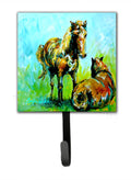 Horse Grazin Leash or Key Holder Wall Hooks, Key Hooks Holder, Coat Rack Wall Mount, Coat Hooks, Hooks for Hanging Keys, Towels, Aprons, Leashes