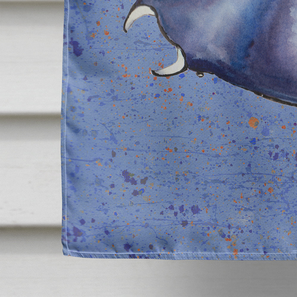 Stingray Stingray House Flag 28x40 Porch Sleeve Pole Decorative Outside Yard Banner Artwork Wall Hanging, Polyester