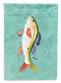 Fish Mutton Snapper House Flag 28x40 Porch Sleeve Pole Decorative Outside Yard Banner Artwork Wall Hanging, Polyester