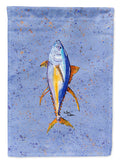 Fish Tuna House Flag 28x40 Porch Sleeve Pole Decorative Outside Yard Banner Artwork Wall Hanging, Polyester