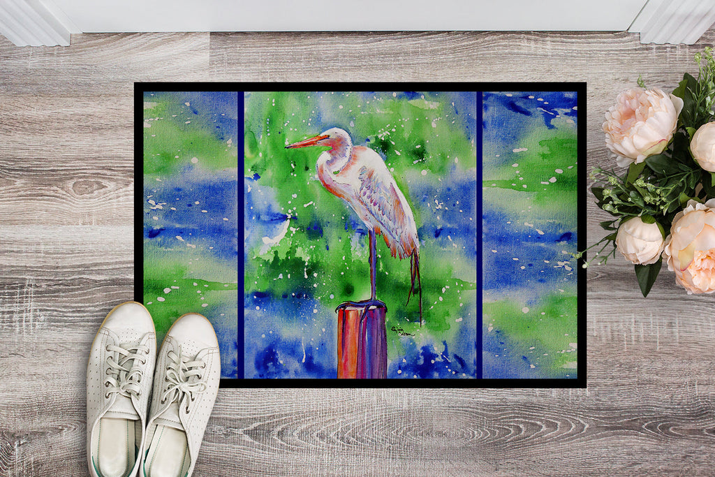Egret Doormat Indoor Outdoor 24H X 36W Front Door Mat Rugs for Entryway, Non Slip Washable Low Pile,