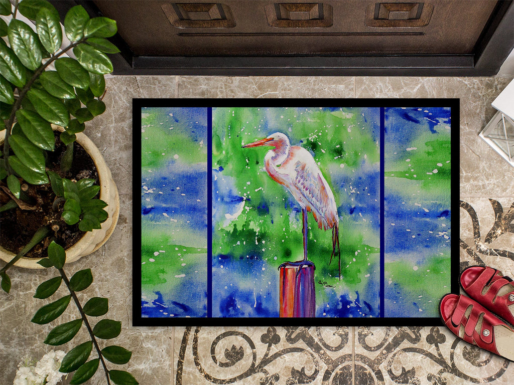 Egret Doormat Indoor Outdoor 24H X 36W Front Door Mat Rugs for Entryway, Non Slip Washable Low Pile,