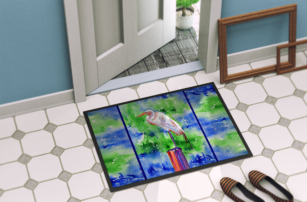 Egret Doormat Indoor Outdoor 24H X 36W Front Door Mat Rugs for Entryway, Non Slip Washable Low Pile,