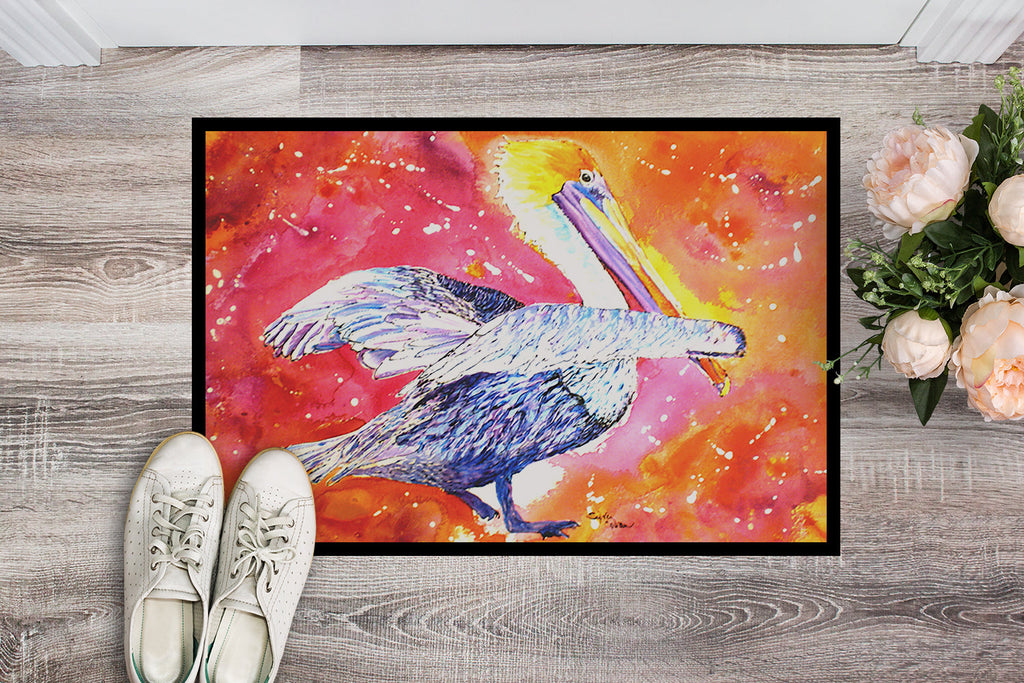 Pelican Doormat Indoor Outdoor 24H X 36W Front Door Mat Rugs for Entryway, Non Slip Washable Low Pile,