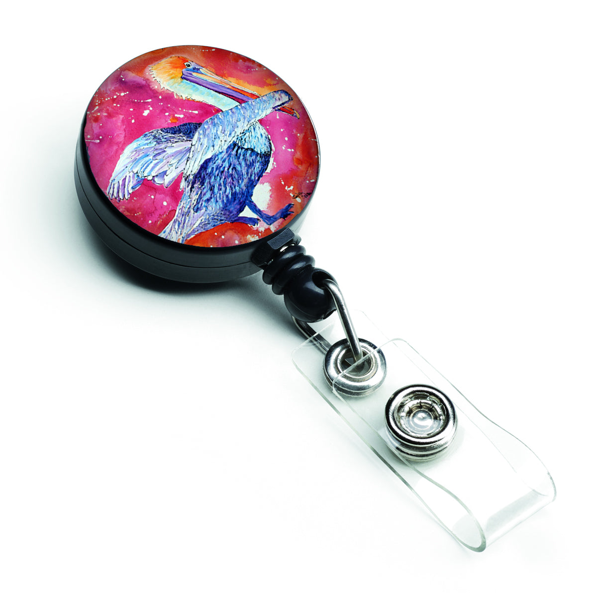 Pelican Retractable Badge Reel for Nurses ID Badge Holder with Clip Retractable Employee Badge Holder, Belt Clip