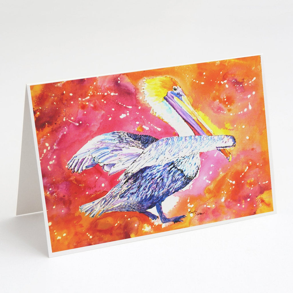 Pelican Greeting Cards Pack of 8 Blank Cards with Envelopes Whimsical A7 Size 5x7