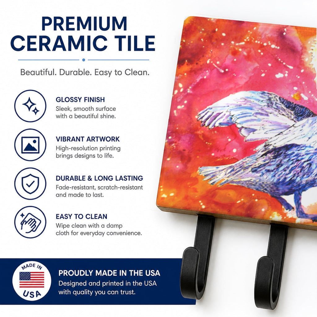 Pelican Leash or Key Holder Wall Hooks, Coat Rack Wall Mount, for Hanging Keys, Towels, Aprons, Leashes
