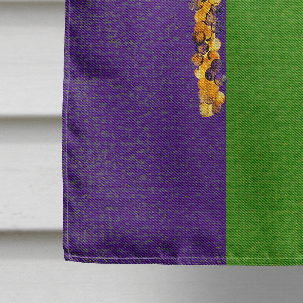 Mardi Gras Mask House Flag 28x40 Porch Sleeve Pole Decorative Outside Yard Banner Artwork Wall Hanging, Polyester