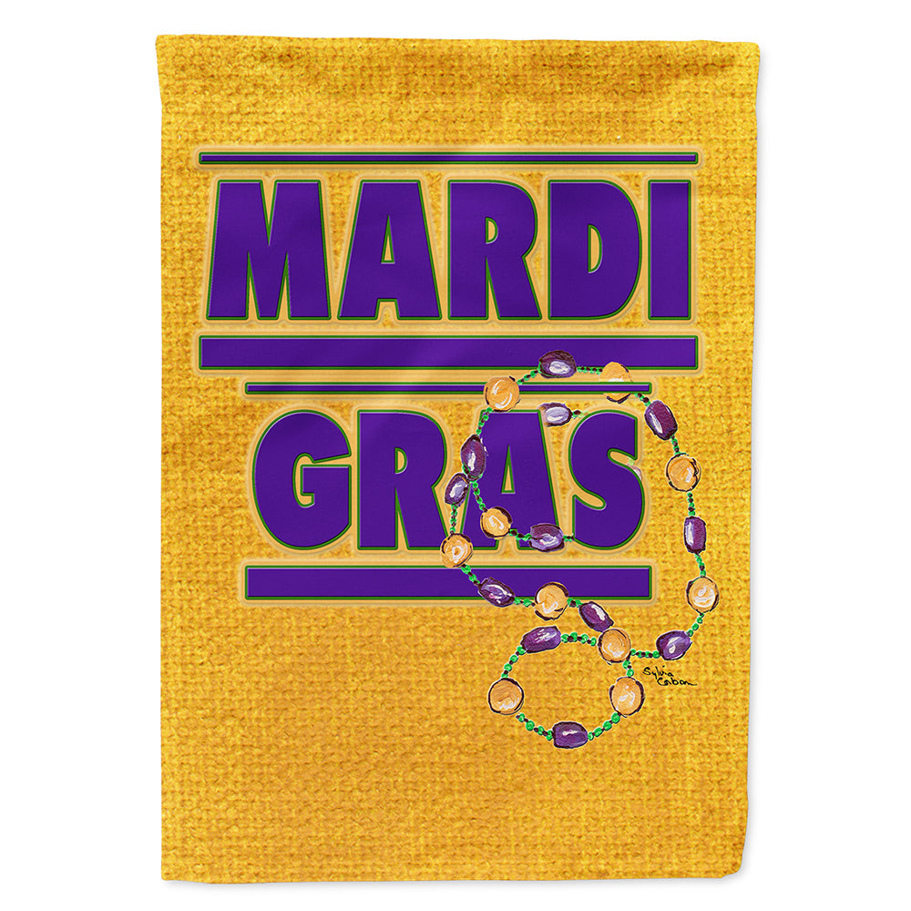 Mardi Gras House Flag 28x40 Porch Sleeve Pole Decorative Outside Yard Banner Artwork Wall Hanging, Polyester
