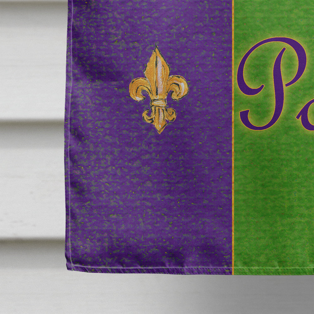 Mardi Gras Peace Faith and Justice House Flag 28x40 Porch Sleeve Pole Decorative Outside Yard Banner Artwork Wall Hanging, Polyester