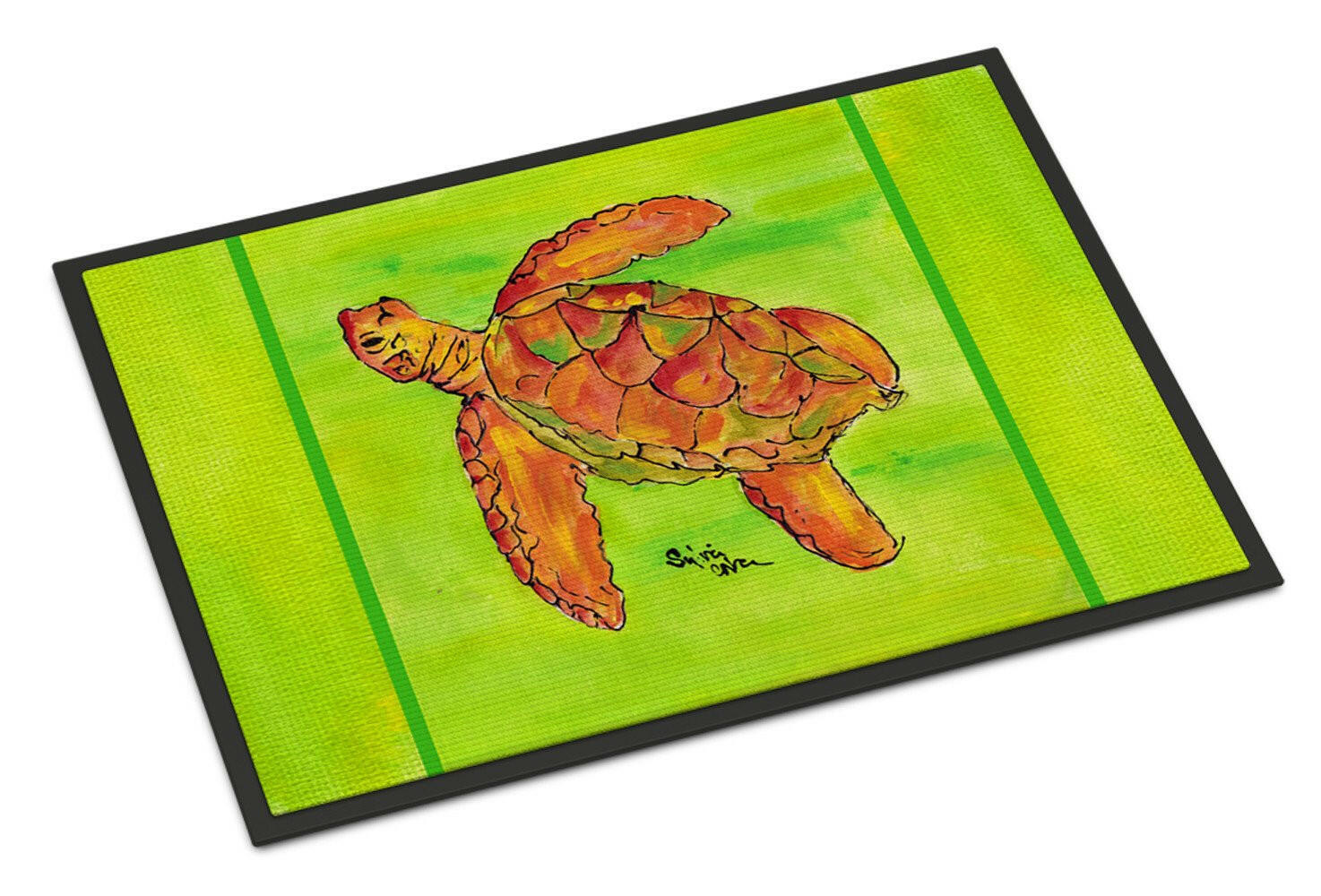 Turtle Doormat Indoor Outdoor 18H X 27W Front Door Mat Rugs for Entryway, Non Slip Washable