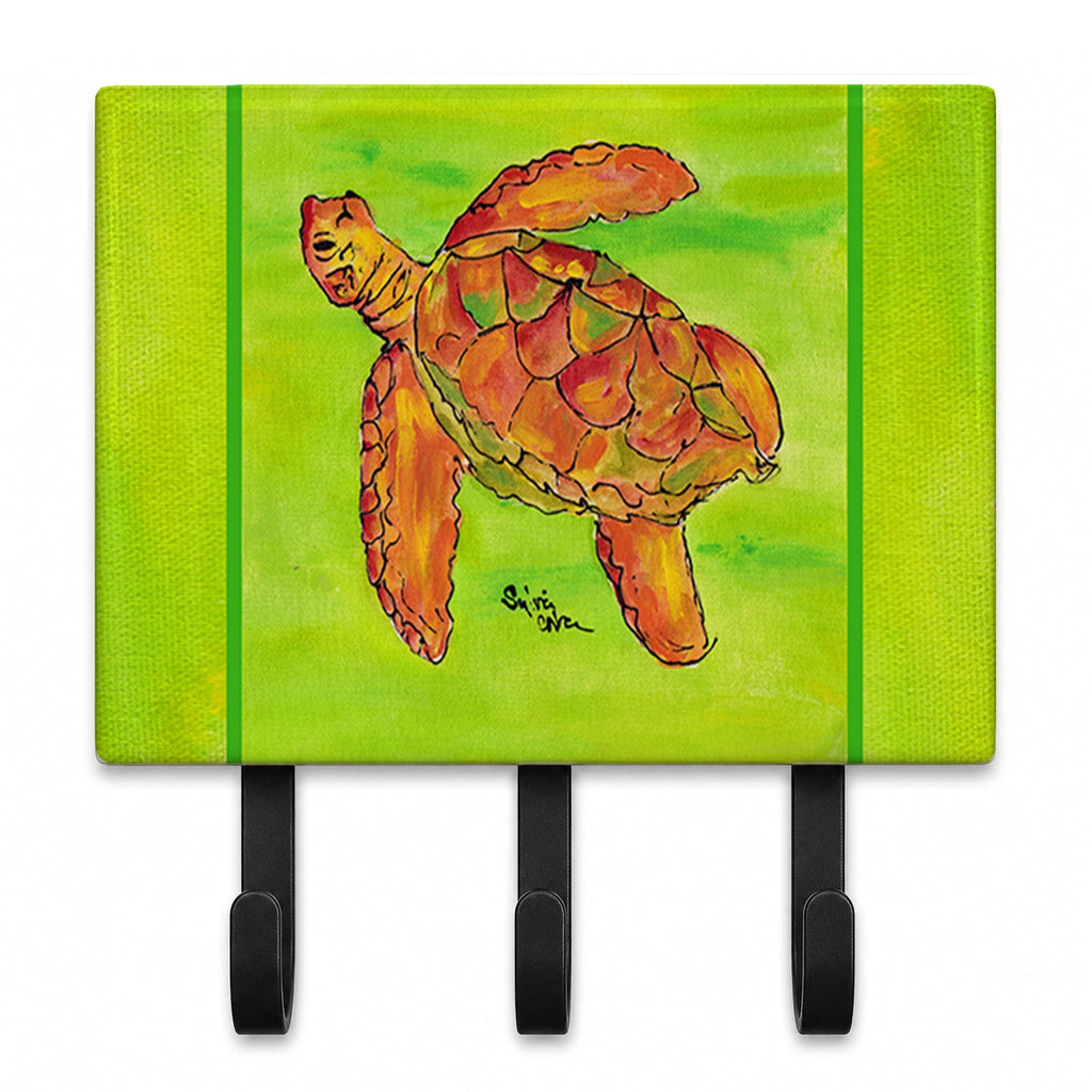 Turtle Leash or Key Holder Wall Hooks, Coat Rack Wall Mount, for Hanging Keys, Towels, Aprons, Leashes