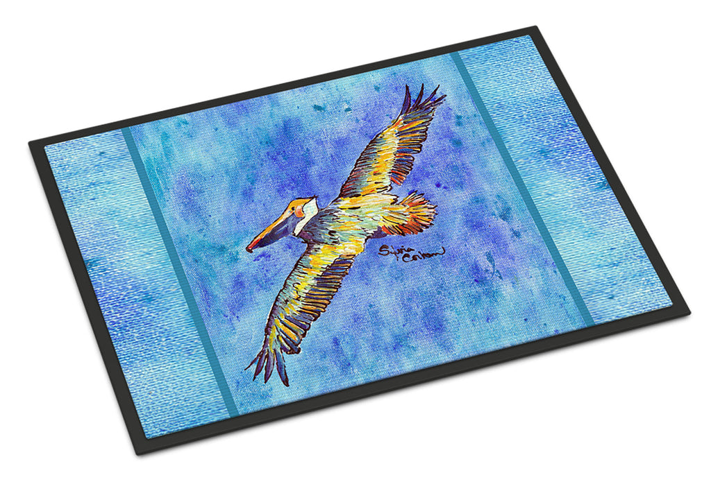 Pelican Doormat Indoor Outdoor 24H X 36W Front Door Mat Rugs for Entryway, Non Slip Washable Low Pile,
