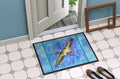 Pelican Doormat Indoor Outdoor 24H X 36W Front Door Mat Rugs for Entryway, Non Slip Washable Low Pile,