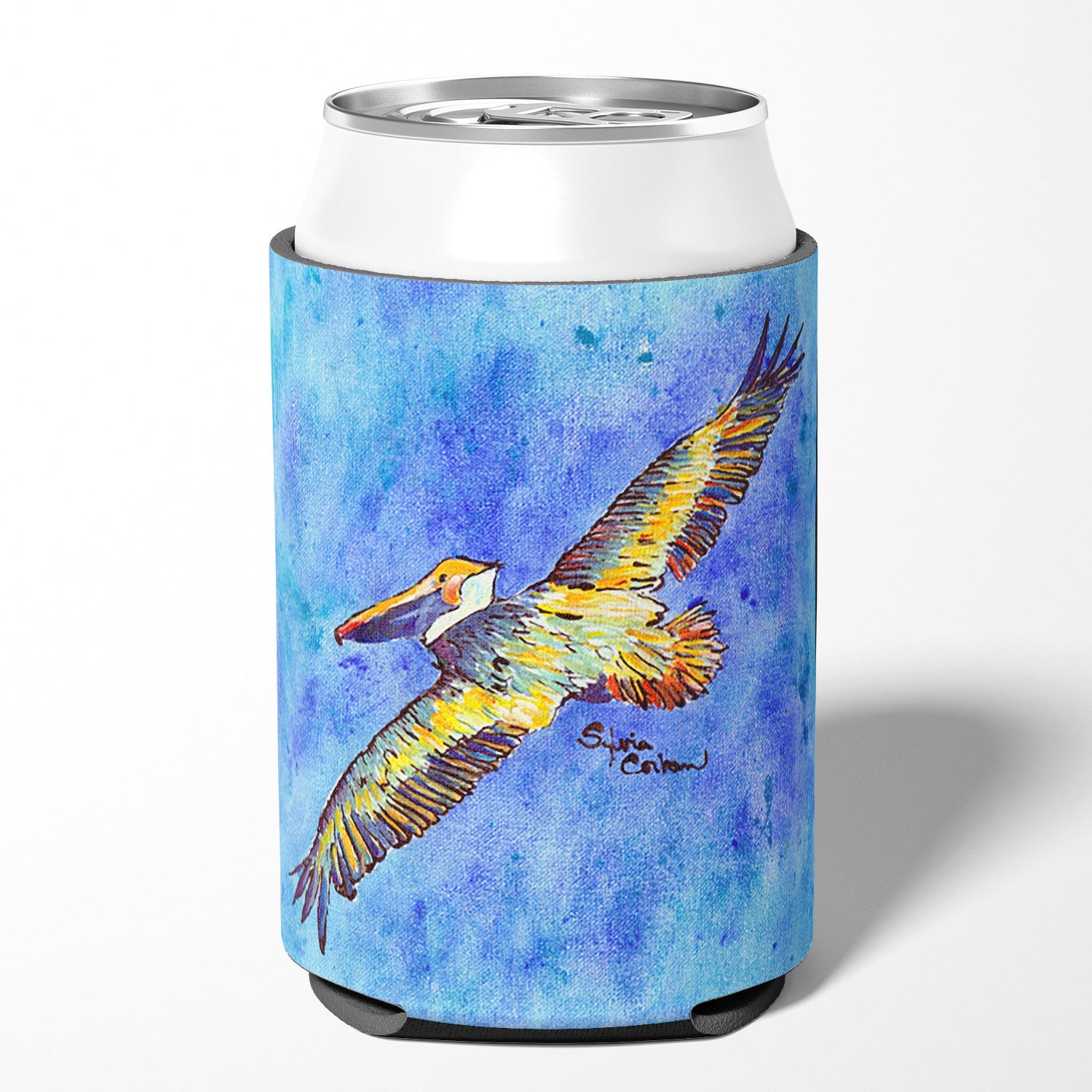Pelican Can or Bottle Hugger Cooler Sleeve for Standard 12 oz Cans, Insulated Foam Beer & Soda Can Hugger Reusable