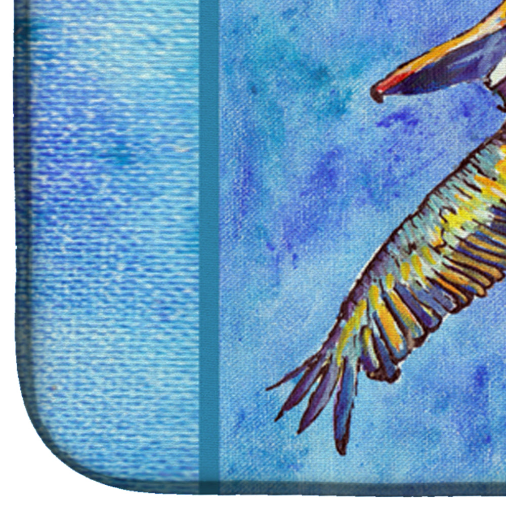 Pelican Dish Drying Mat Absorbent Dish Drying Mat Pad for Kitchen Counter Dish Drainer Mat for Countertop, 14 x 21", Multicolor