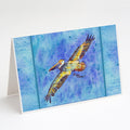 Pelican Greeting Cards Pack of 8 Blank Cards with Envelopes Whimsical A7 Size 5x7