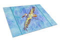 Pelican Cutting Board Tempered Glass Kitchen Cutting Surface, Heat Resistant Chopping, Non-Slip Feet, Food Prep & Serving