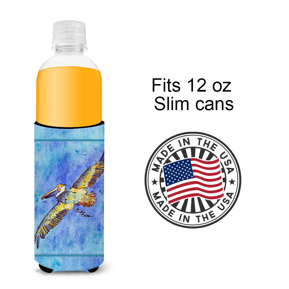 Pelican Slim Can Hugger , Insulated Foam Hugger for 12 oz Slim Cans, Beer Bottles & Water Bottles, Printed in USA