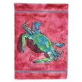 Crab House Flag 28x40 Porch Sleeve Pole Decorative Outside Yard Banner Artwork Wall Hanging, Polyester