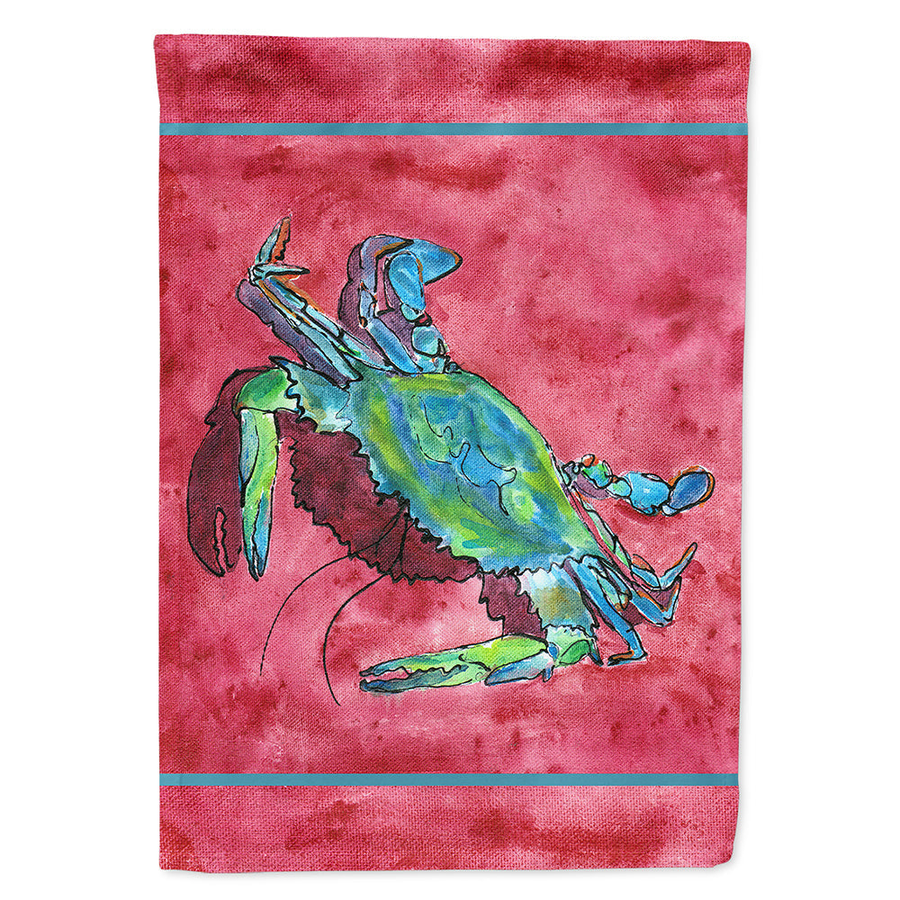 Crab House Flag 28x40 Porch Sleeve Pole Decorative Outside Yard Banner Artwork Wall Hanging, Polyester