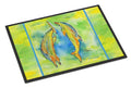 Dolphin Doormat Indoor Outdoor 18H X 27W Front Door Mat Rugs for Entryway, Non Slip Washable