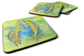 Dolphin Foam Coasters Set of 4 Cup Coasters for Indoor Outdoor, Tabletop Protection, Anti Slip, Mouse pad Material