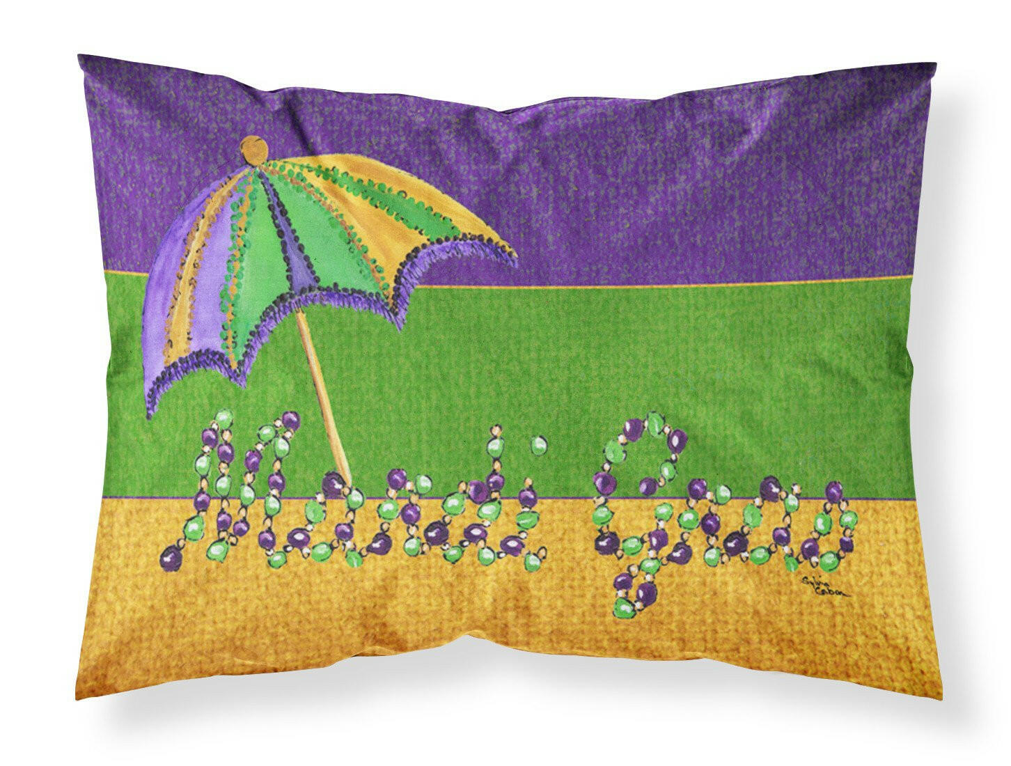 Mardi Gras Standard Pillowcase Lightweight Super Soft Easy Care Decorative Artwork Pillowcase, Standard