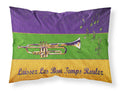Mardi Gras Standard Pillowcase Lightweight Super Soft Easy Care Decorative Artwork Pillowcase, Standard