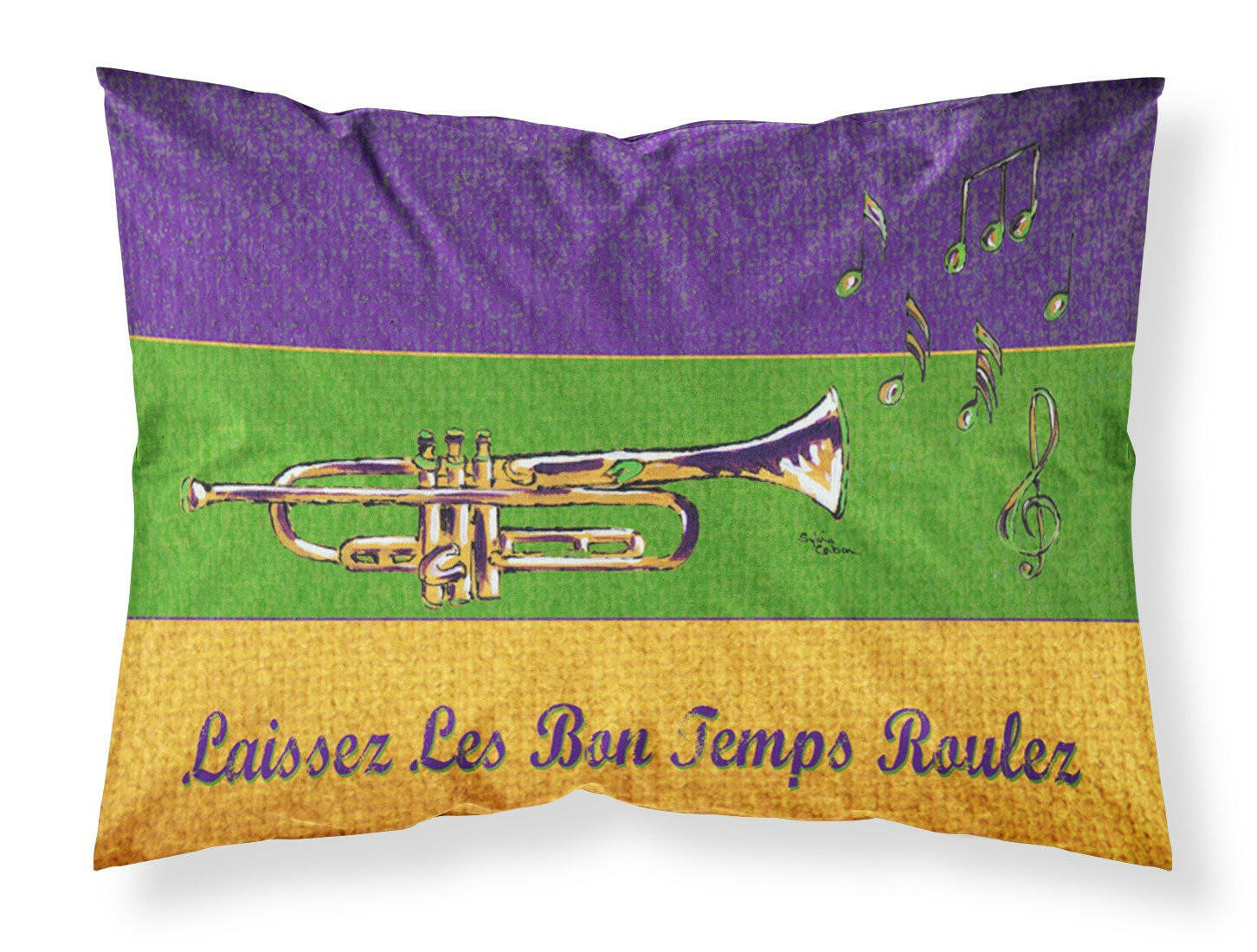 Mardi Gras Standard Pillowcase Lightweight Super Soft Easy Care Decorative Artwork Pillowcase, Standard