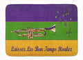Mardi Gras Memory Foam Kitchen Mat Machine Washable Anti-Fatigue Cushion Comfort Bath or Kitchen Rug
