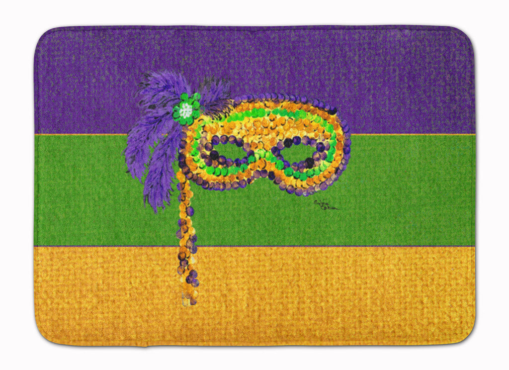Mardi Gras Memory Foam Kitchen Mat Machine Washable Anti-Fatigue Cushion Comfort Bath or Kitchen Rug