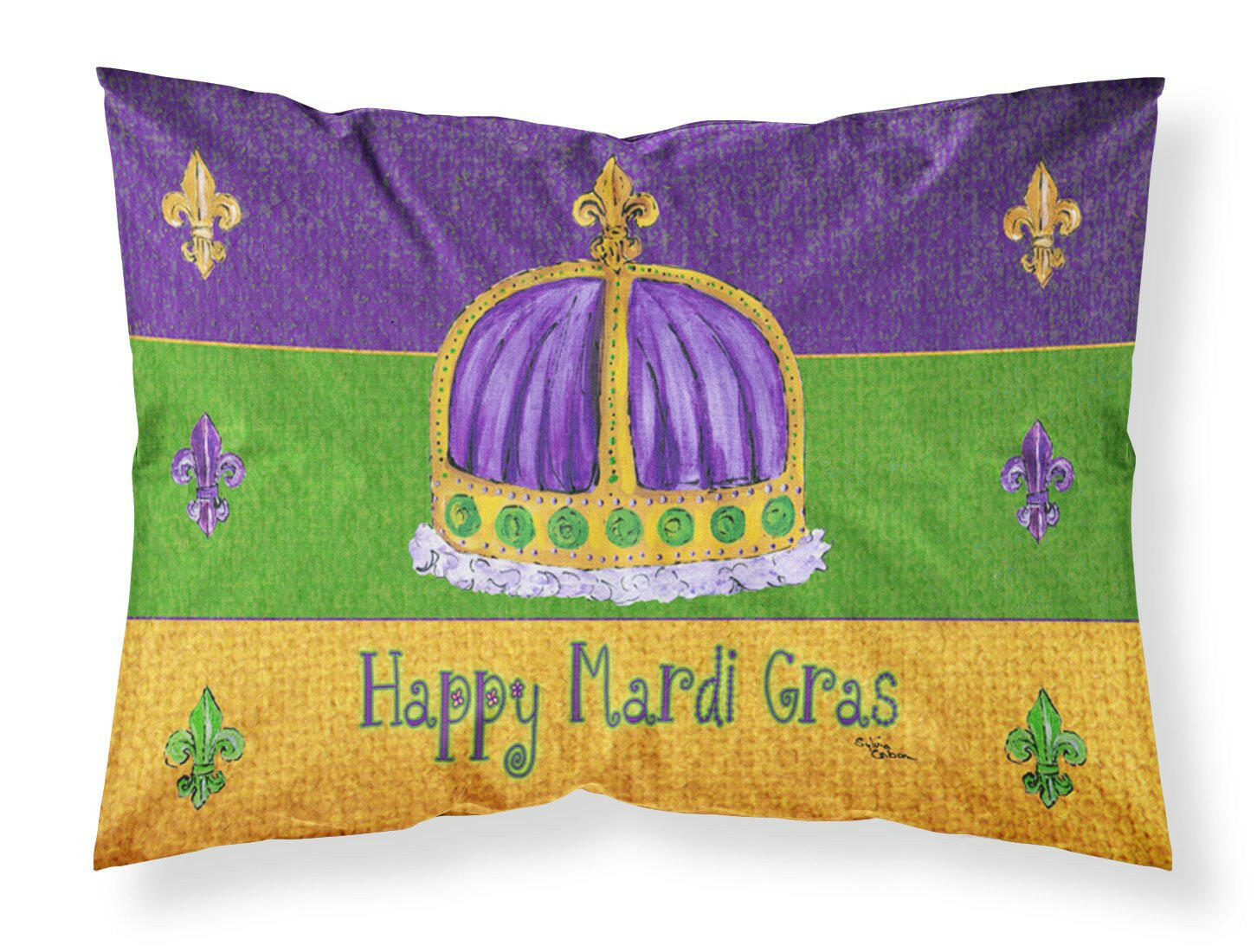 Mardi Gras Standard Pillowcase Lightweight Super Soft Easy Care Decorative Artwork Pillowcase, Standard