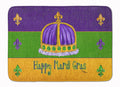 Mardi Gras Memory Foam Kitchen Mat Machine Washable Anti-Fatigue Cushion Comfort Bath or Kitchen Rug