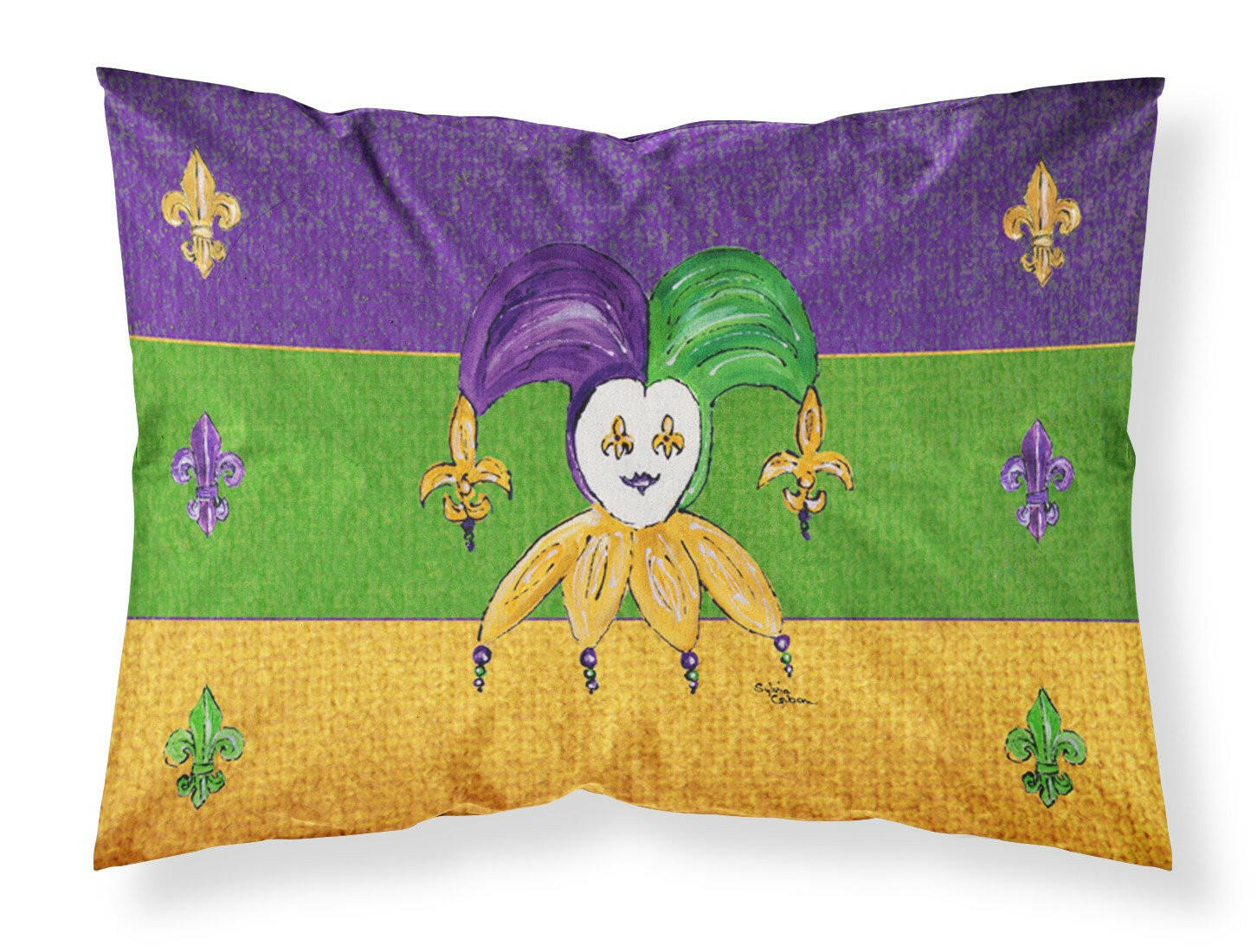 Mardi Gras Standard Pillowcase Lightweight Super Soft Easy Care Decorative Artwork Pillowcase, Standard