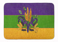Mardi Gras Mask Memory Foam Kitchen Mat Machine Washable Anti-Fatigue Cushion Comfort Bath or Kitchen Rug