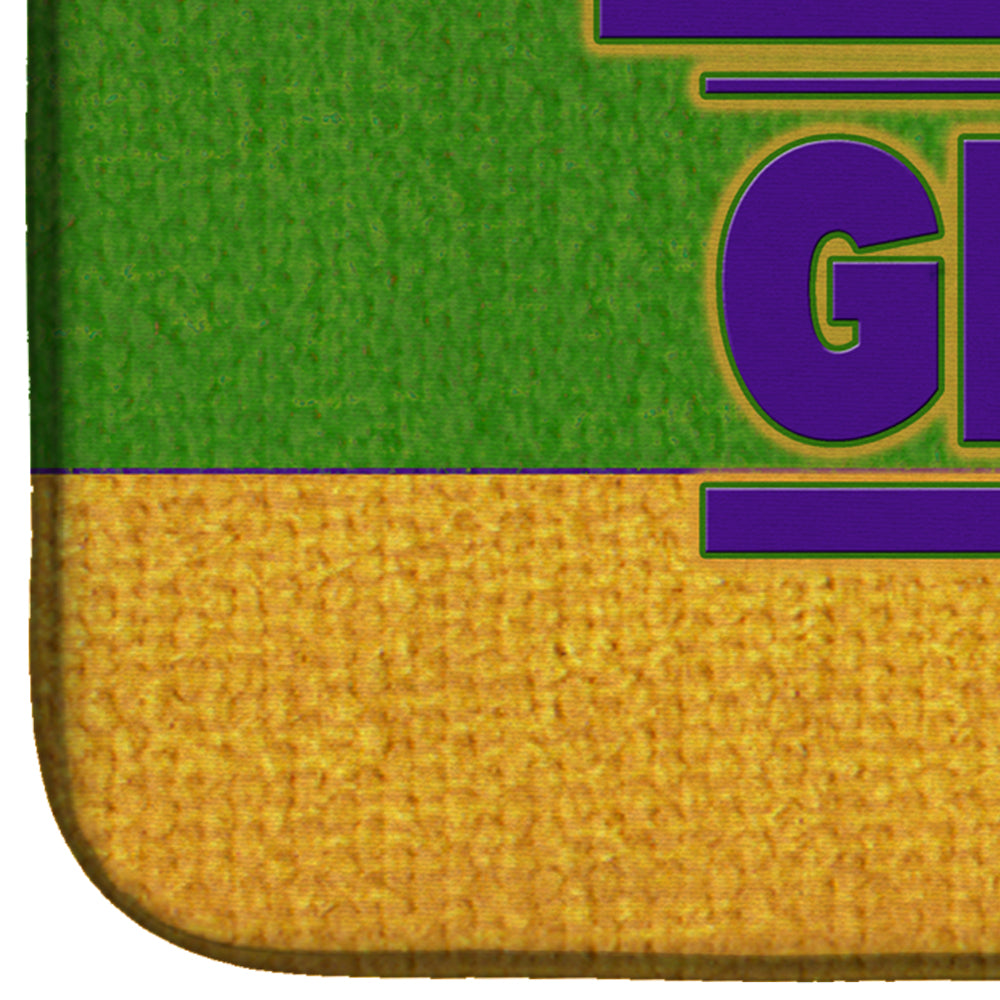 Mardi Gras Dish Drying Mat Absorbent Dish Drying Mat Pad for Kitchen Counter Dish Drainer Mat for Countertop, 14 x 21", Multicolor