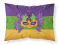 Mardi Gras Standard Pillowcase Lightweight Super Soft Easy Care Decorative Artwork Pillowcase, Standard