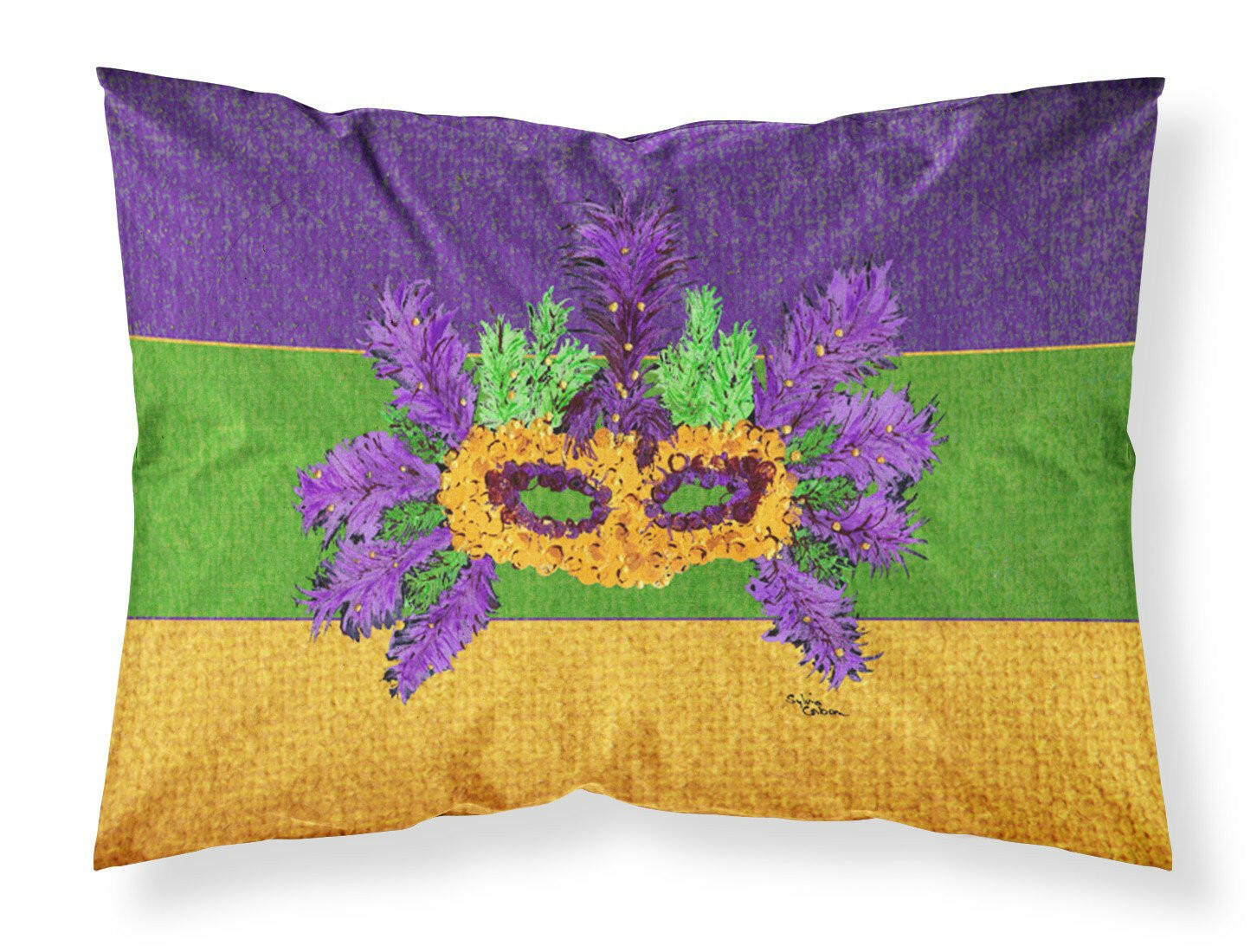 Mardi Gras Standard Pillowcase Lightweight Super Soft Easy Care Decorative Artwork Pillowcase, Standard
