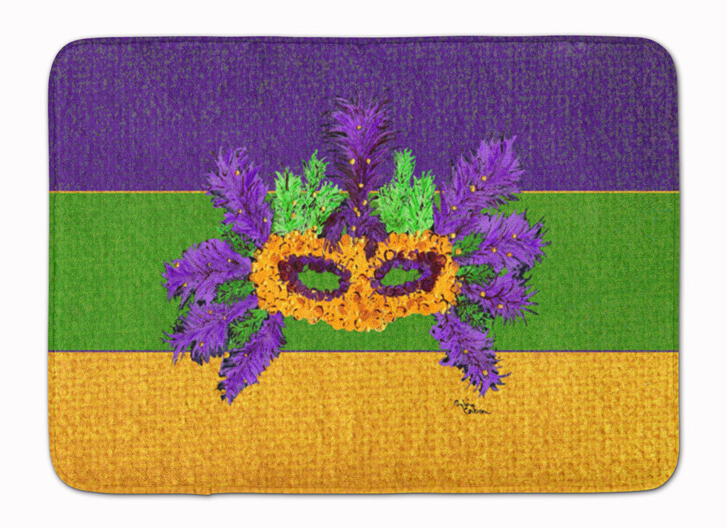Mardi Gras Memory Foam Kitchen Mat Machine Washable Anti-Fatigue Cushion Comfort Bath or Kitchen Rug