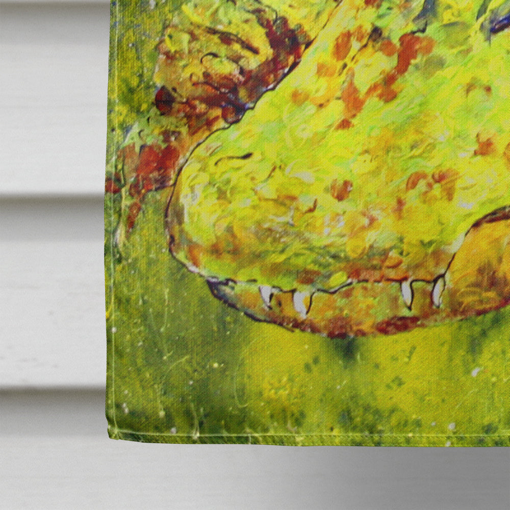 Alligator House Flag 28x40 Porch Sleeve Pole Decorative Outside Yard Banner Artwork Wall Hanging, Polyester