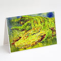Alligator Greeting Cards Pack of 8 Blank Cards with Envelopes Whimsical A7 Size 5x7
