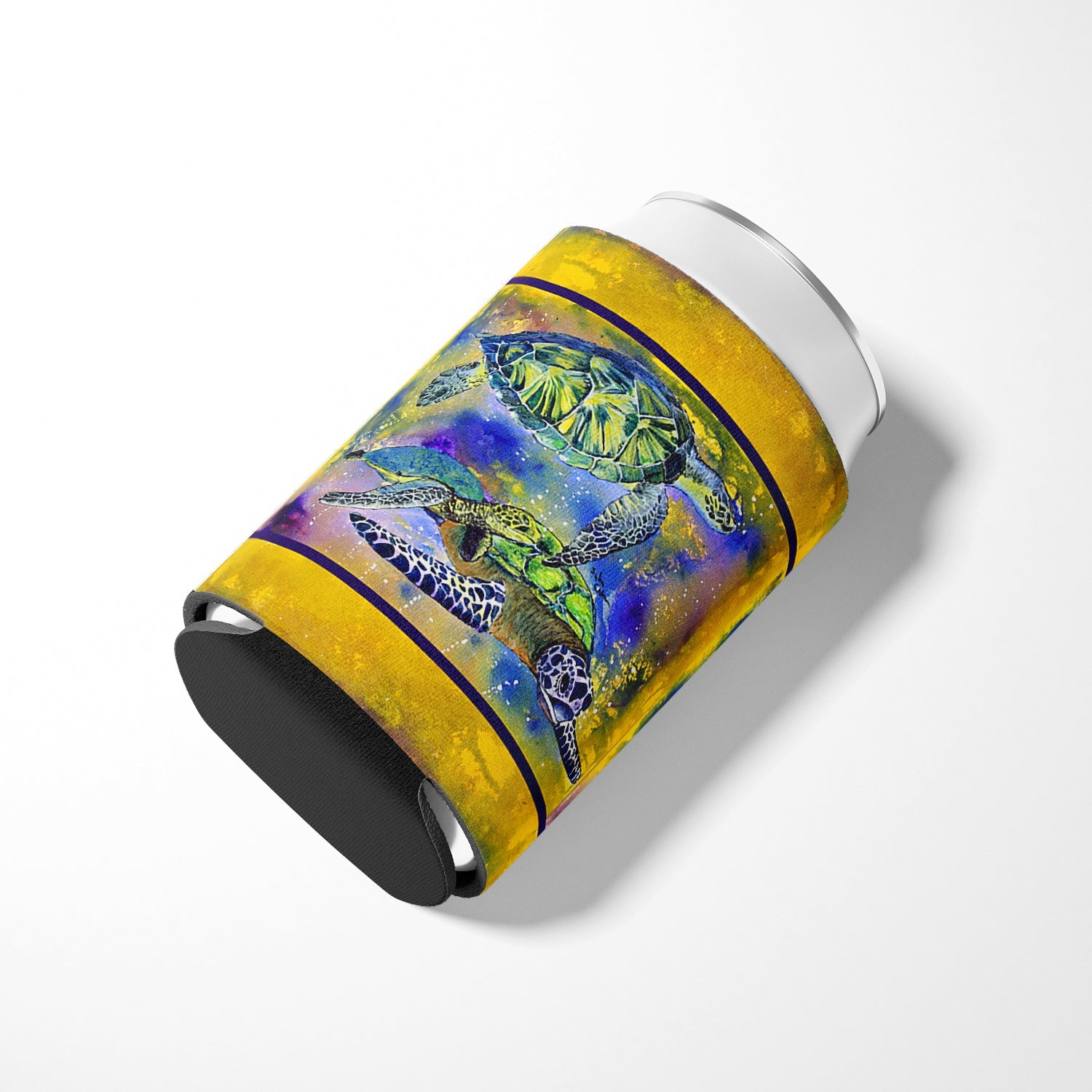 Turtle Can or Bottle Hugger Cooler Sleeve for Standard 12 oz Cans, Insulated Foam Beer & Soda Can Hugger Reusable