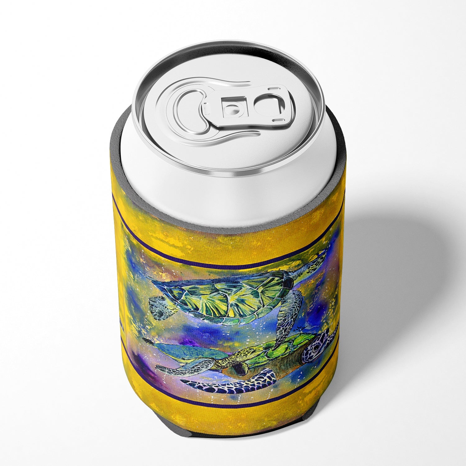 Turtle Can or Bottle Hugger Cooler Sleeve for Standard 12 oz Cans, Insulated Foam Beer & Soda Can Hugger Reusable