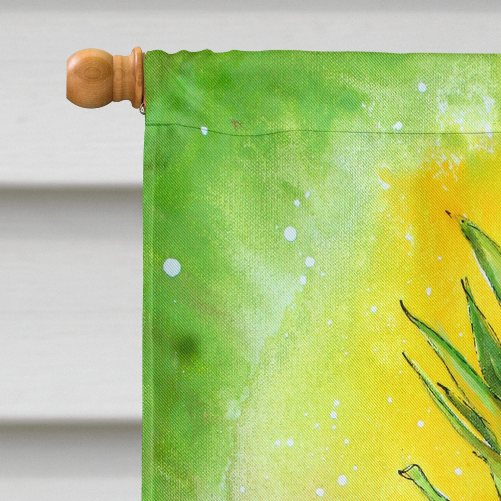 Pineapple House Flag 28x40 Porch Sleeve Pole Decorative Outside Yard Banner Artwork Wall Hanging, Polyester