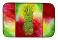 Pineapple Dish Drying Mat Absorbent Dish Drying Mat Pad for Kitchen Counter Dish Drainer Mat for Countertop, 14 x 21", Multicolor
