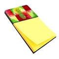 Pineapple Watercolor Sticky Note Holder Refillable Dispenser Desk Accessory 3x3 Pad Gift