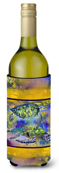 Turtle Wine Bottle Hugger Gift Sleeve for Standard 750 ml Bottles, Insulated Reusable Also Fits Mini Shot & Pint Bottles
