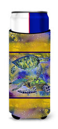 Turtle Slim Can Hugger , Insulated Foam Hugger for 12 oz Slim Cans, Beer Bottles & Water Bottles, Printed in USA
